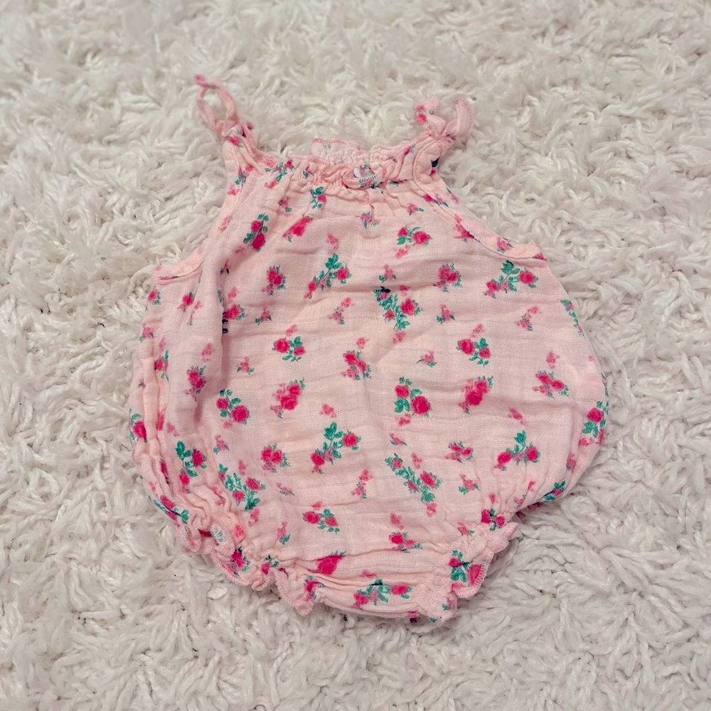 Mud Pie floral onsie